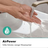 Vorschau: hansgrohe Vivenis hohe Waschtischarmatur 250 CoolStart ohne Ablaufgarnitur, brushed bronze