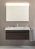 Vorschau: Duravit DuraStyle Waschtisch 100x48cm, mit Überlauf, mit Wondergliss, weiß 23201000001