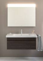 Vorschau: Duravit DuraStyle Waschtisch 100x48cm, mit Überlauf, ohne Wondergliss, weiß 2320100000