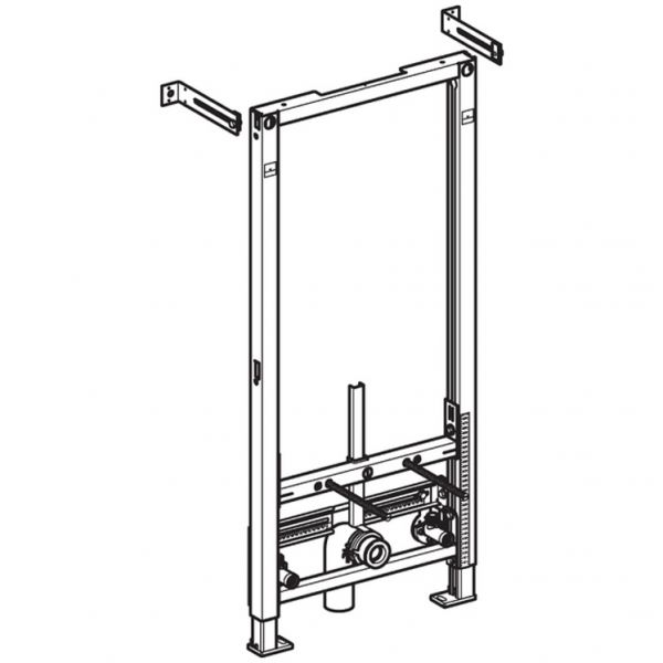 Geberit Duofix Element für Bidet, 112cm, universell