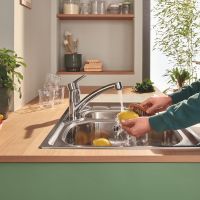 Vorschau: Grohe Start Eco Einhand-Spültischbatterie, schwenkbar, chrom