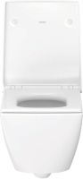 Vorschau: Duravit Viu Wand-WC 48x37cm, eckig, rimless, weiß 2573090000