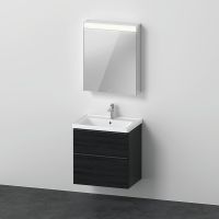 Vorschau: Duravit D-Neo Möbel-Set 65cm mit Waschtisch, Waschtischunterschrank und Spiegelschrank DE0115L1616