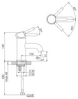Vorschau: Steinberg Serie 100 Waschtisch-Einhebelmischer ohne Ablaufgarnitur, rosè gold 1001010RG