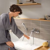 Vorschau: Hansgrohe Rebris E Einhebel-Wannenarmatur Aufputz, chrom 724500000