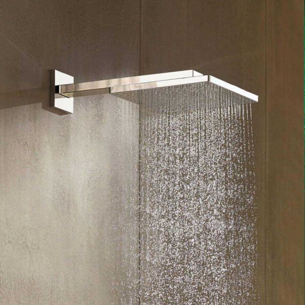 hansgrohe Raindance E 300 Air 1jet Kopfbrause mit Brausearm 39cm EcoSmart 9l/min, chrom