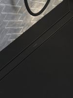Vorschau: Hansgrohe RainDrain Match Fertigset Duschrinne 60cm, höhenverst. Rahmen, befliesbar, schwarz matt