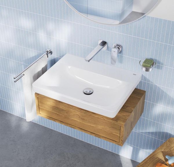 Grohe Euro Keramik Waschtisch 60x47cm ohne Hahnloch, ohne Überlauf, weiß 102416SH00