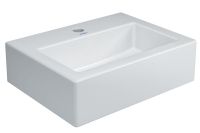 Vorschau: Duravit Vero Handwaschbecken rechteckig 45x35cm, mit 1 Hahnloch, ohne Überlauf, WonderGliss, weiß 07044500411