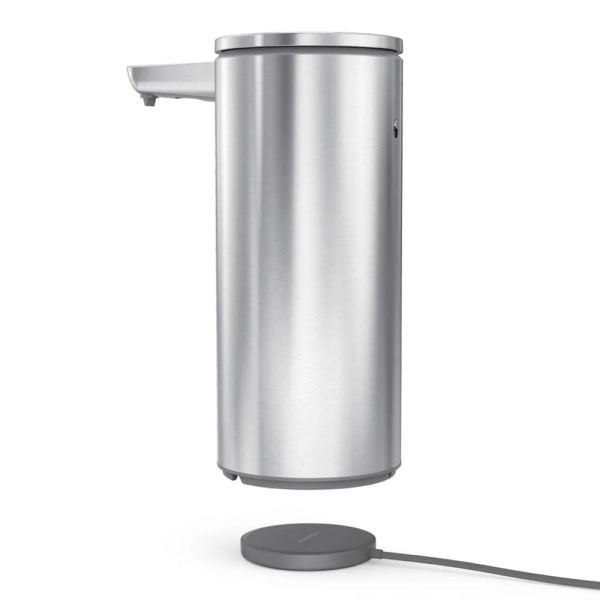 simplehuman Sensorspender mit Caddy, wiederaufladbar, edelstahl gebürstet