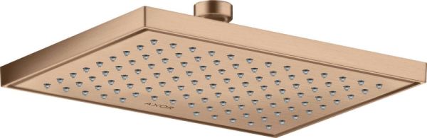 Axor ShowerSolutions Kopfbrause 245185 1jet EcoSmart+, brushed red gold