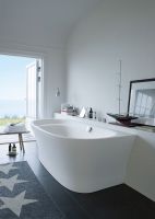 Vorschau: Duravit Cape Cod Vorwand-Badewanne halbrund 190x90cm, weiß