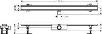 Vorschau: Hansgrohe RainDrain Compact Komplettset Duschrinne für Standardinstallation, 120cm 56184800