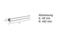 Vorschau: Smedbo Home schwenkbare Handtuchstange 44cm, chrom