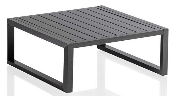 KETTLER OCEAN SKID Casual Dining Lounge-Set 10-teilig inkl. Esstisch, anthrazit/hellgrau-meliert