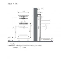 Vorschau: WimTec FIX WT W6 Waschtisch-Montageelement, für Montage von WimTec Rohbauset W6