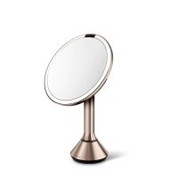 Vorschau: simplehuman Sensorspiegel mit Touch-Helligkeitsregelung Ø20cm, wiederaufladbar, edelstahl roségold ST3053