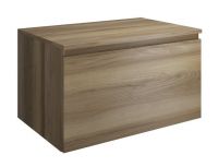 Vorschau: Burgbad Cube Unterschrank mit 1 Auszug, 80cm frassino dekor cappuccino USID080