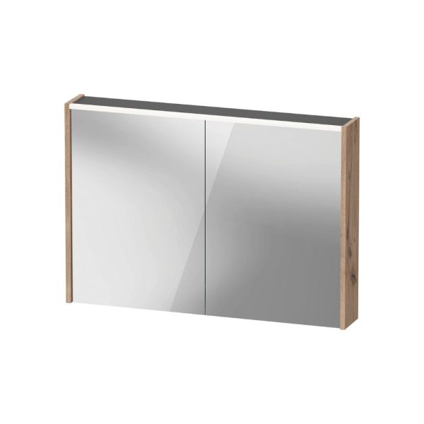 Duravit D-Code 2.0 LED-Spiegelschrank, eiche marmoriert DC7107055550000