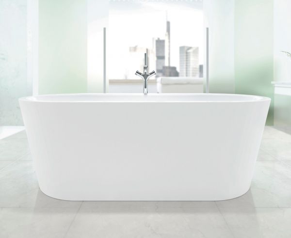 Kaldewei Meisterstück Classic Duo Oval freistehende Badewanne 170x75cm, weiß Mod.1113