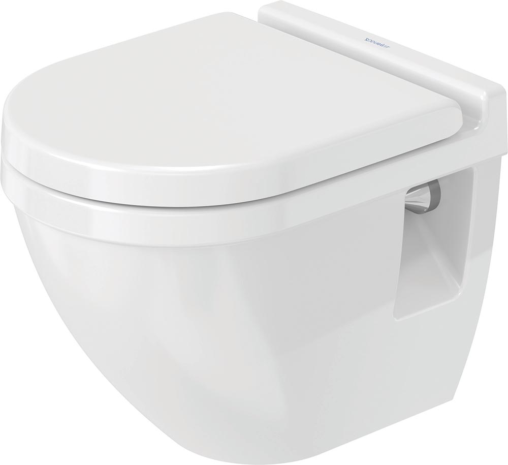 Duravit Starck 3 WandWC 48x36,5cm, oval, HygieneGlaze, weiß 2202092000