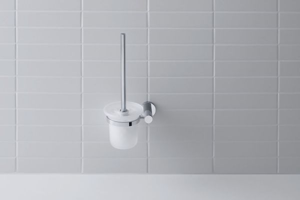 Duravit D-Code Toilettenbürstengarnitur wandhängend, chrom 0099271000