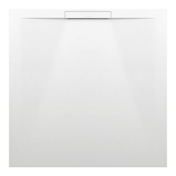 Laufen Pro S Marbond Duschwanne 120x120x3cm ultraflach, quadratisch, linearer Ablauf seitlich, weiß H2121830000001