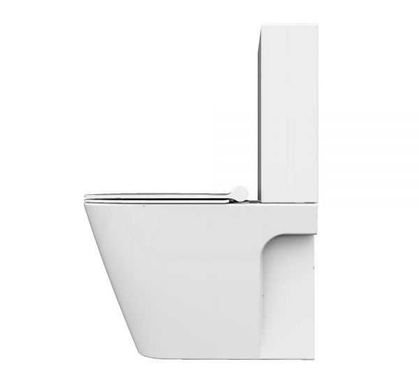 Catalano New Zero Stand-WC Kombi 62x35cm, Tiefspüler, inkl. Spülkasten, weiß CATAglaze+ MPZNSET