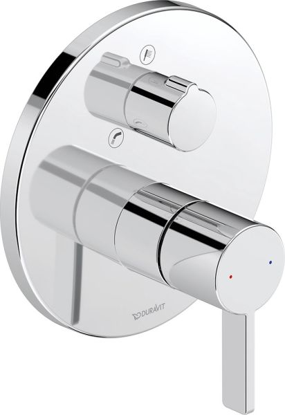 Duravit D-Neo Einhebel-Wannenmischer mit Sicherungskombination, Unterputz, chrom DE5210018010