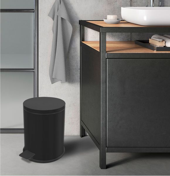 ZACK VASCA Treteimer 3,0 l schwarz 40436 