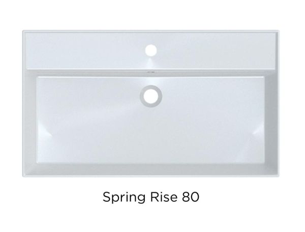 RIHO Spring Rise Waschtisch mit Waschtischunterschrank 80x46cm, mit 2 Schubladen