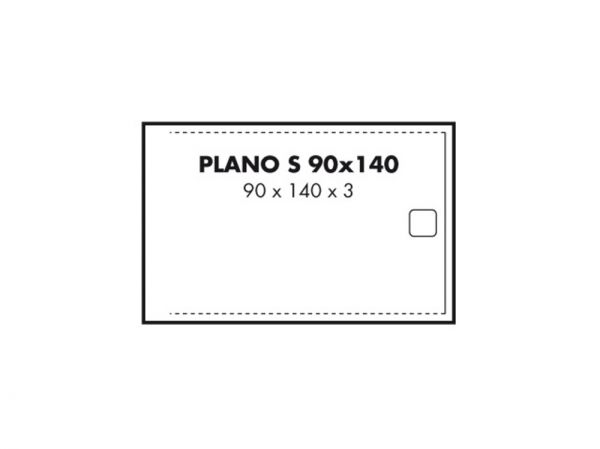 Polypex PLANO S 90x140 Duschwanne 90x140x3cm