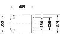Vorschau: Duravit DuraStyle WC-Sitz ohne Absenkautomatik, abnehmbar, weiß