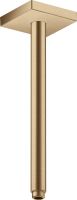 Axor ShowerSolutions Deckenanschluss 30cm eckig, brushed bronze 26438140