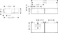 Vorschau: hansgrohe Xevolos E Unterschrank 137cm für Aufsatzwaschtisch links mit Konsole, 2 Schubkästen Vorschau: hansgrohe Xevolos E Unterschrank 137cm für Aufsatzwaschtisch links mit Konsole, 2 Schubkästen