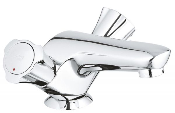 Grohe Costa L Waschtisch-Einlochbatterie mit Zugstangen-Ablaufgarnitur, chrom