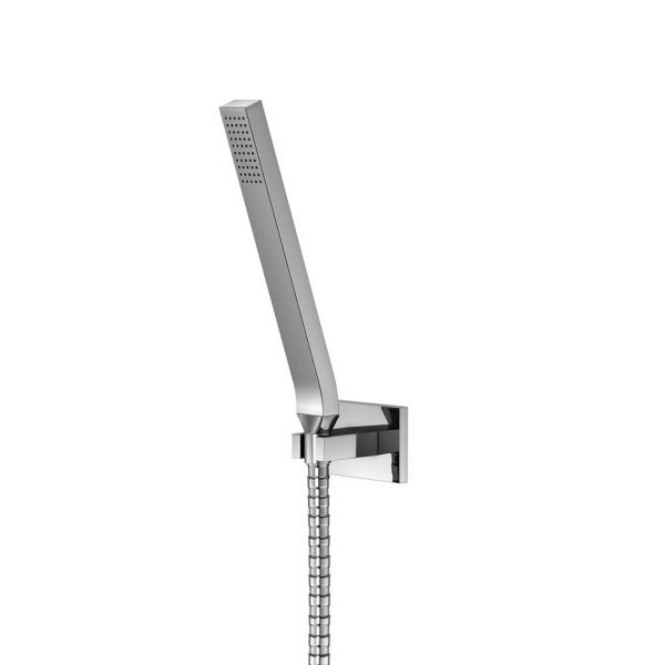 Steinberg Stabhandbrausegarnitur, mit Wandhalter & Metallbrauseschlauch 1,50m, chrom