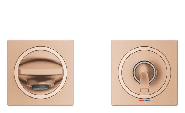 Grohe Allure 2-Loch-Waschtischarmatur Unterputz, Ausladung 21,2cm