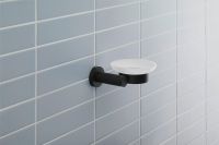 Vorschau: Duravit D-Code Seifenschale wandhängend, rechts, schwarz matt