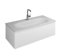 Burgbad Essence Waschtischunterschrank passend zu Grohe Essence 3956600H, 1 Auszug, 98cm WWIJ09TF3868