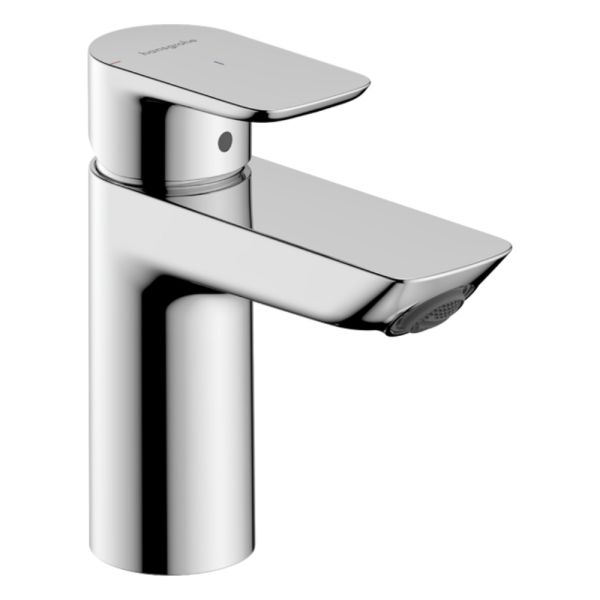 hansgrohe Neovis Q Wasserhahn 100 CoolStart Metall Push-Open Ablaufgarnitur, chrom 71357000