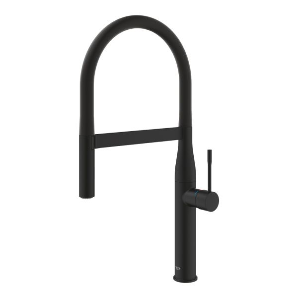 Grohe Essence Küchenarmatur mit Profibrause, phantom black