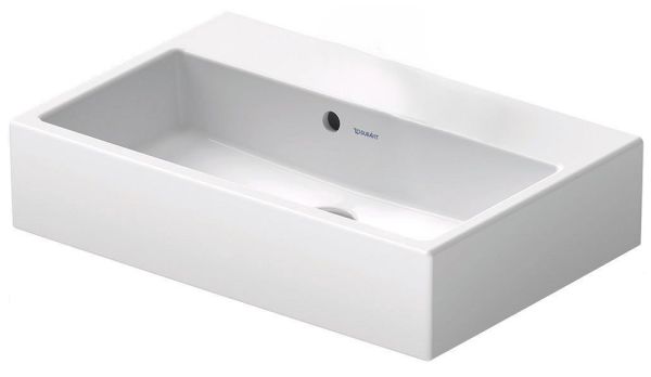 Duravit Vero Air Waschtisch 60x40cm, ohne Hahnloch, mit Überlauf, WonderGliss, geschliffen, weiß