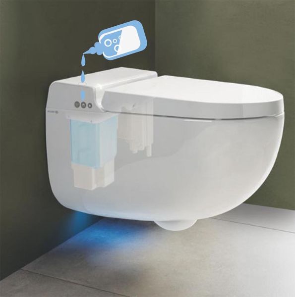 Kludi CLEANTRONIC Wand-Dusch-WC Komplettanlage, weiß