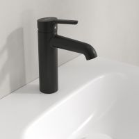 Vorschau: Villeroy&Boch Skyla Einhebel-Waschtischarmatur, schwarz matt TVW116004000K5