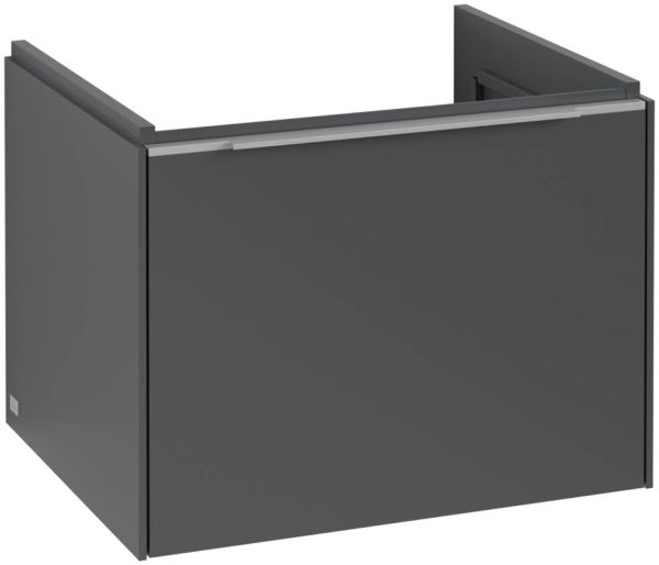 Villeroy&Boch Subway 3.0 Waschtischunterschrank mit 1 Auszug, Breite 57,2cm graphite C57700VR