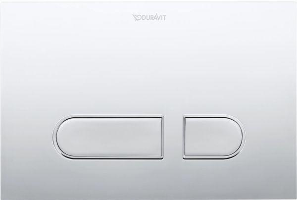 Duravit DuraSystem Betätigungsplatte mechanisch WC A1 chrom WD5001021000