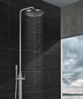Vorschau: Grohe Essence Brausebatterie bodenstehendfreistehend, supersteel 23741DC1