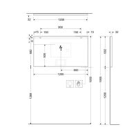 Vorschau: Kludi LUMA LED-Spiegel 120x68cm mit Spiegelheizung