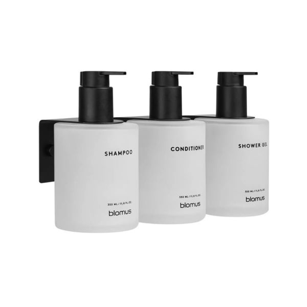 blomus KIREI Glaschflaschen-Set 350ml, weiß
